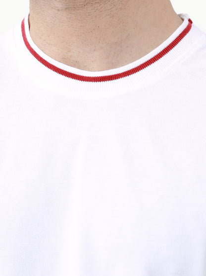 Edenrobe - Men's White Graphic Tee - EMTGT23-014