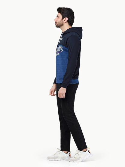 Edenrobe - Men's Blue & Navy Hoodie - EMTH22-001