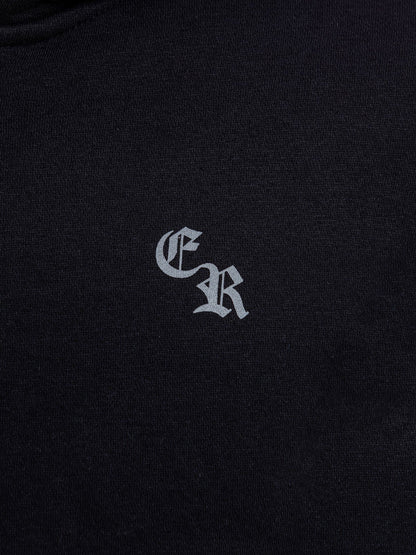 Edenrobe - Men's Black Hoodie - EMTH23-003