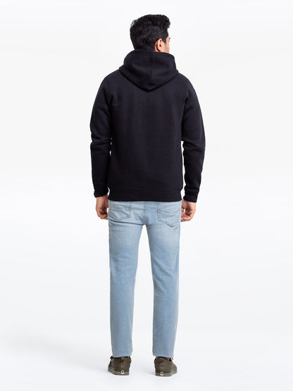 Edenrobe - Men's Black Hoodie - EMTH23-003