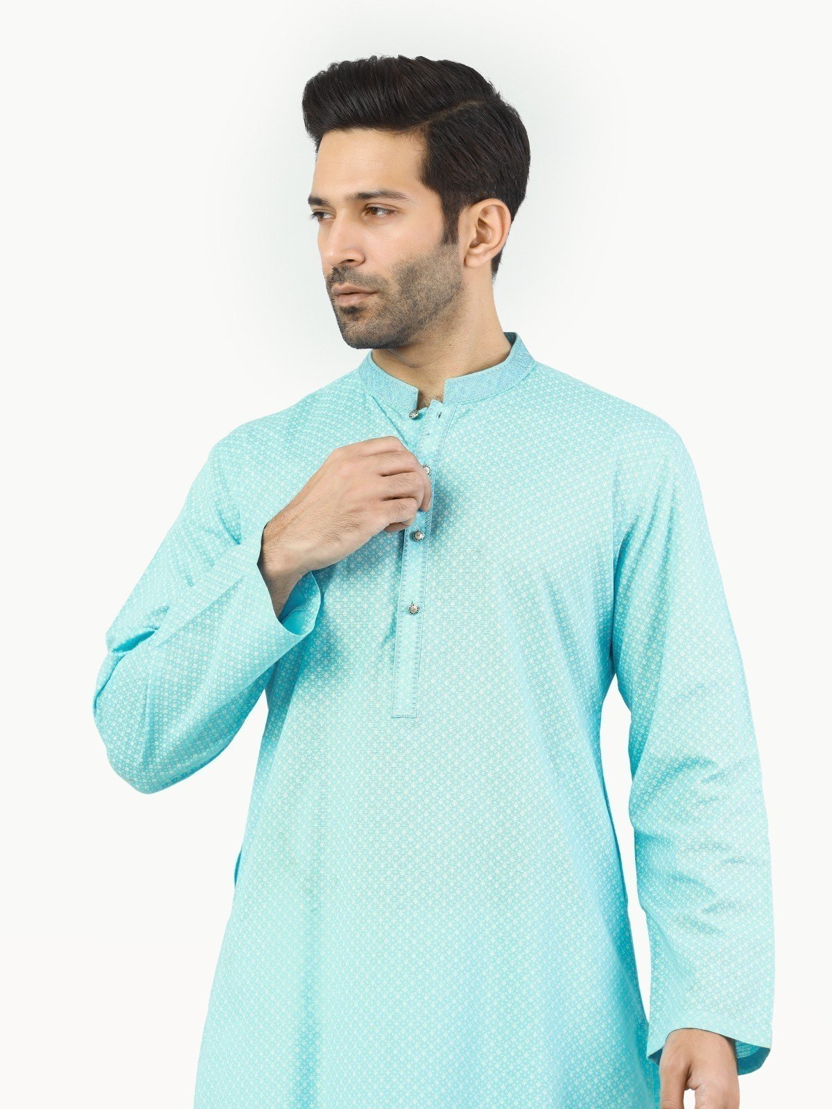 Edenrobe - Men's Light Blue Kurta - EMTK22-99237