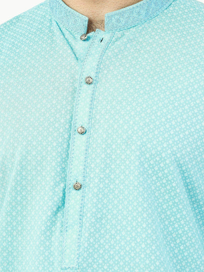 Edenrobe - Men's Light Blue Kurta - EMTK22-99237