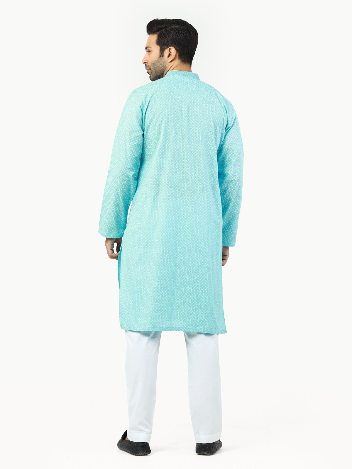 Edenrobe - Men's Light Blue Kurta - EMTK22-99237