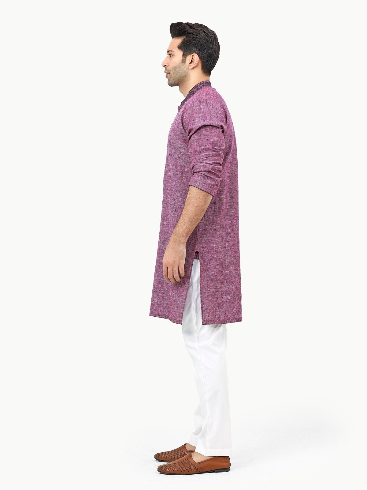 Edenrobe - Men's Purple Kurta - EMTK22-99269
