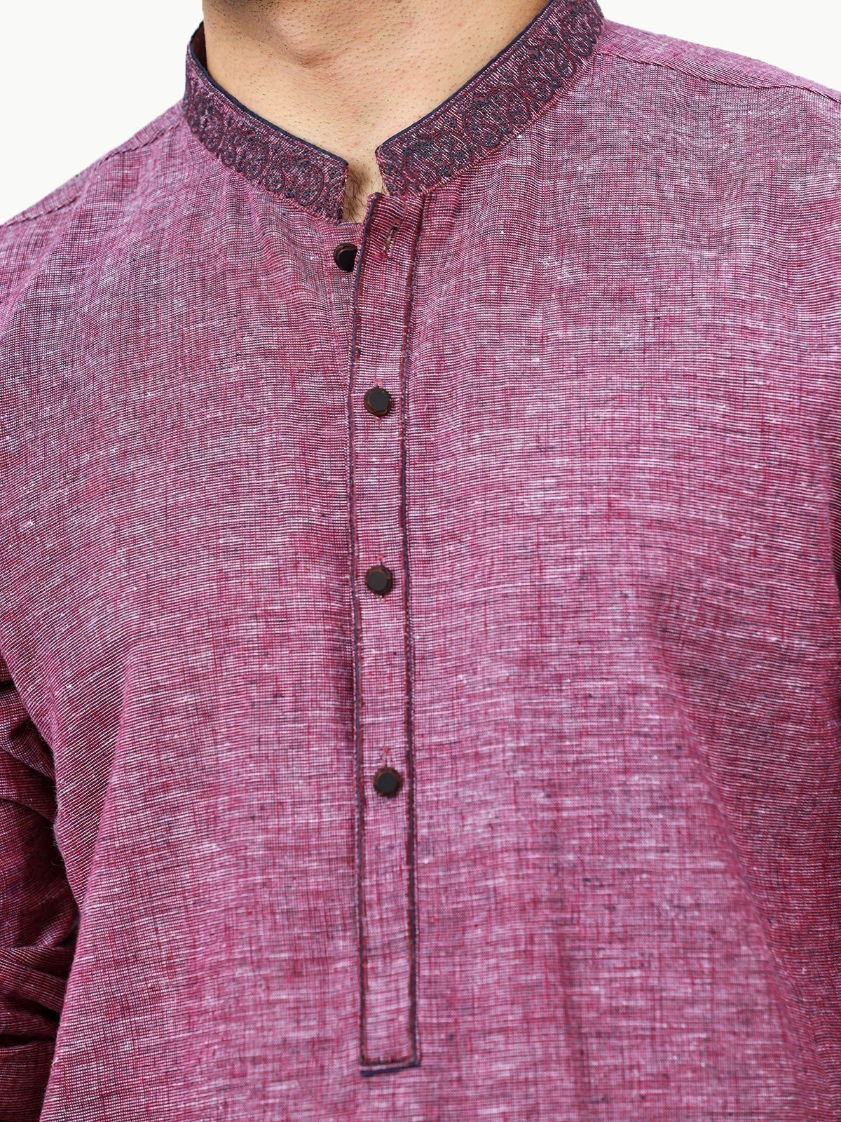 Edenrobe - Men's Purple Kurta - EMTK22-99269