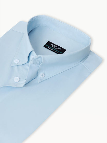 Edenrobe - Men's Sky Blue Shirt Plain - EMTSB22-138