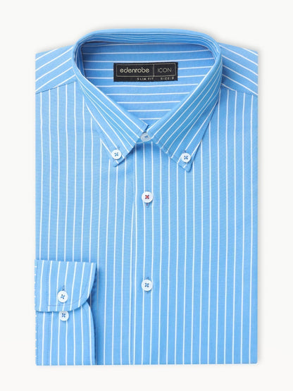 Edenrobe - Men's Sky Blue Shirt - EMTSI22-50271