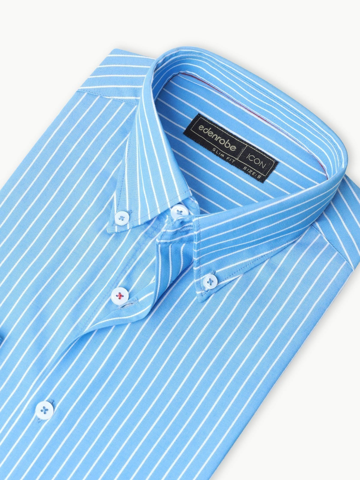 Edenrobe - Men's Sky Blue Shirt - EMTSI22-50271