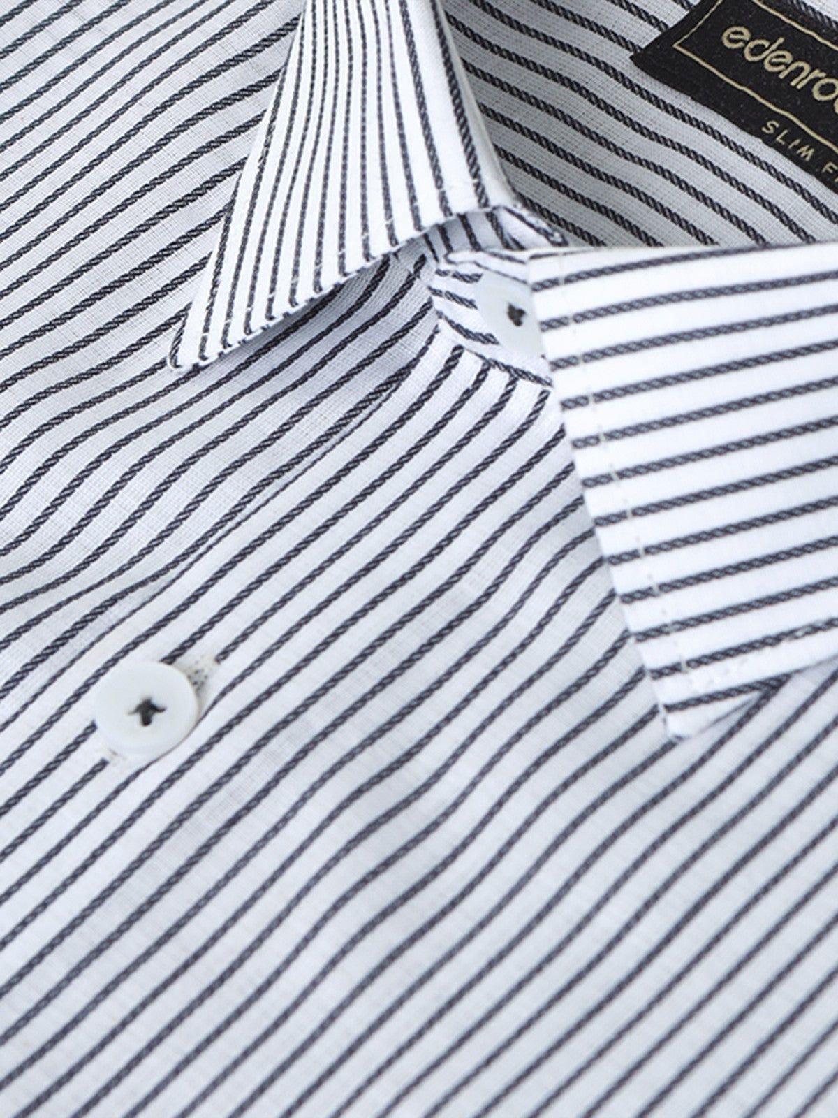 Edenrobe - Men's White & Grey Shirt - EMTSI22-50283