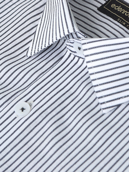 Edenrobe - Men's White & Grey Shirt - EMTSI22-50283