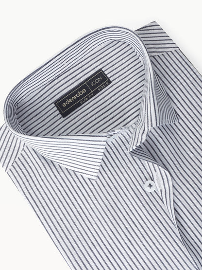 Edenrobe - Men's White & Grey Shirt - EMTSI22-50283