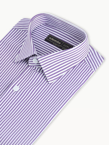 Edenrobe - Men's Purple & White Shirt - EMTSI22-50287