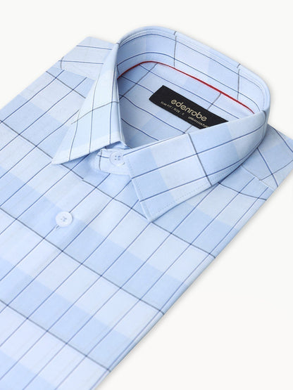 Edenrobe - Men's Sky Blue Shirt - EMTSUC22-175