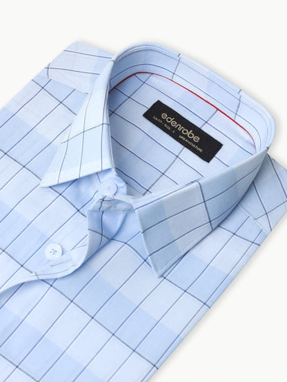 Edenrobe - Men's Sky Blue Shirt - EMTSUC22-175