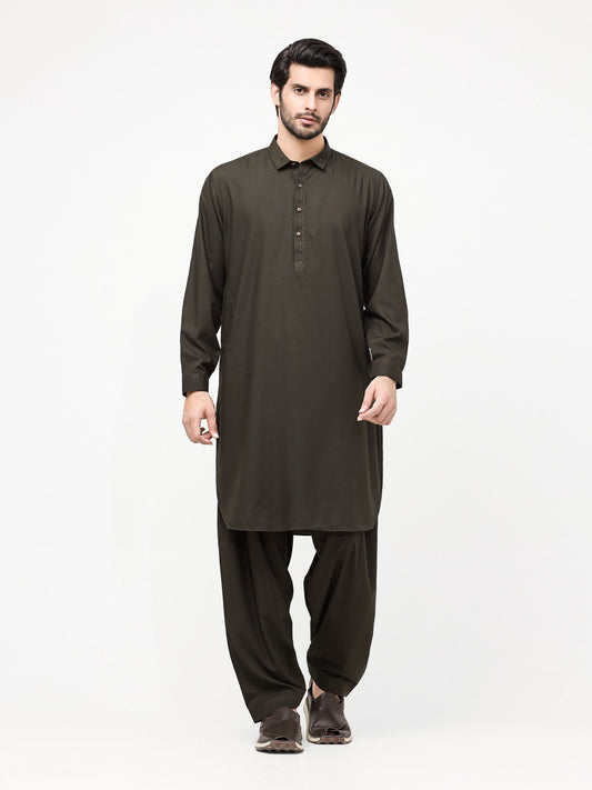 Edenrobe - Men's Dark Green Swish Collection - EMTSW23-99292