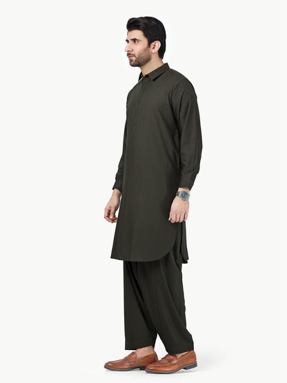 Edenrobe - Men's Dark Green Swish Collection - EMTSW23-99289