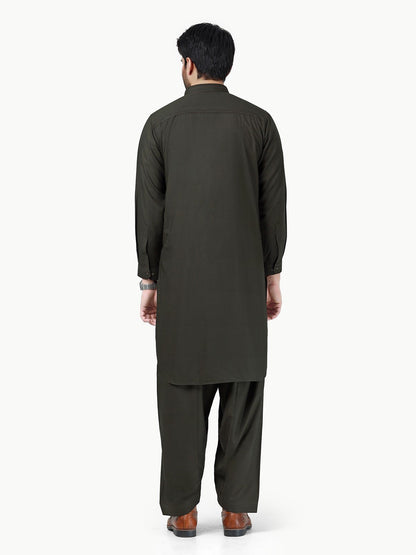 Edenrobe - Men's Dark Green Swish Collection - EMTSW23-99289