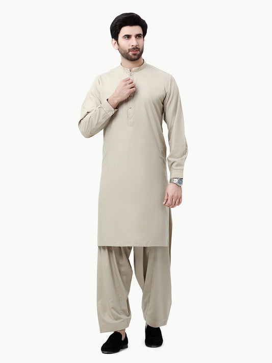 Edenrobe - Men's Beige Swish Collection - EMTSW23-99295