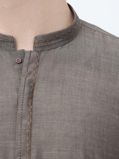 Edenrobe - Men's Brown Swish Collection - EMTSW23-99303