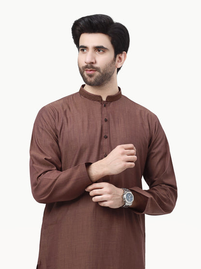 Edenrobe - Men's Brown Swish Collection - EMTSW23-99311