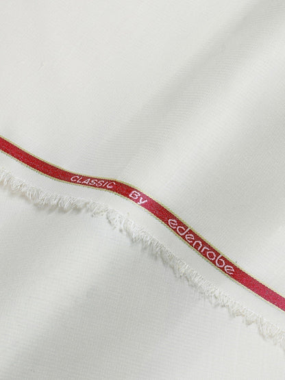 Edenrobe - Men's Unstitched Cream - EMUB23-CLASSIC