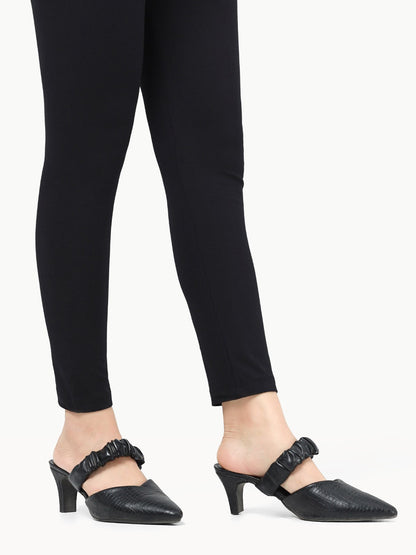 Edenrobe - Women's Black Basic Tights - EWBT23-76403