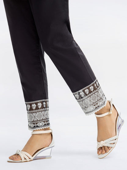 Edenrobe - Women's Black Trouser - EWBE22-76398