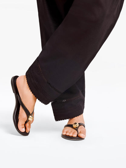 Edenrobe - Women's Black Trouser - EWBEB23-76557