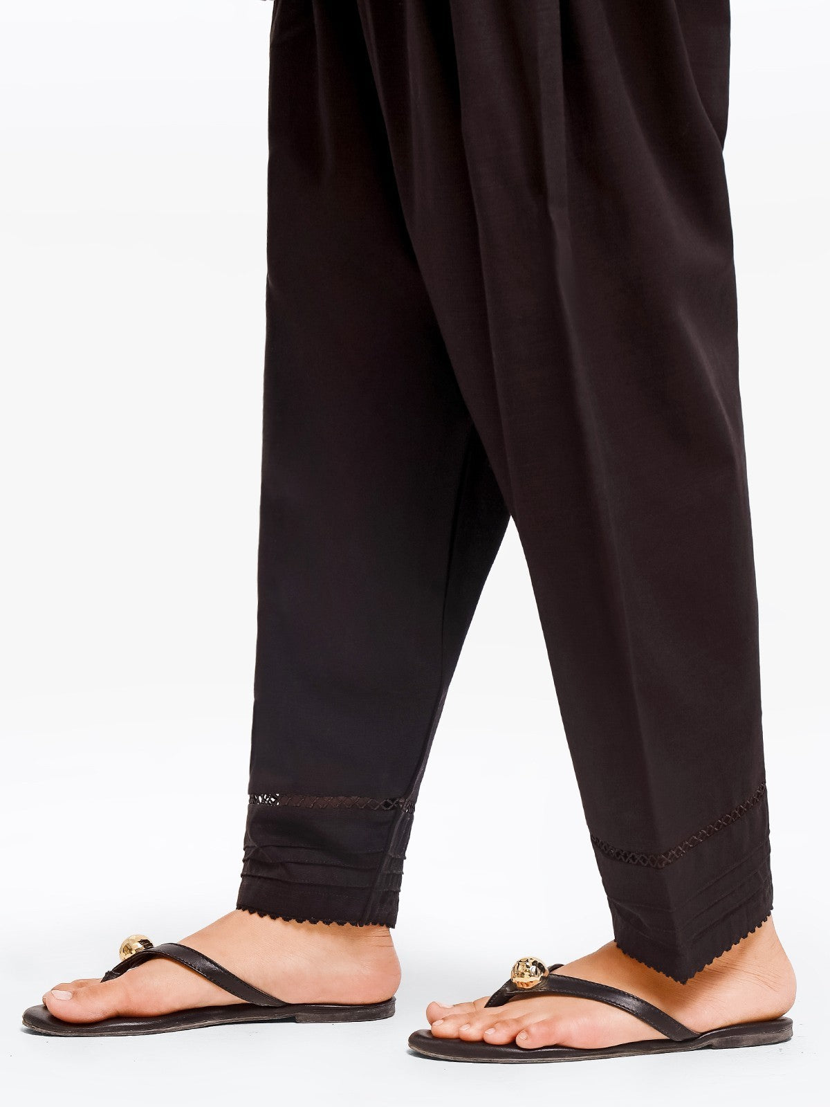 Edenrobe - Women's Black Trouser - EWBEB23-76557
