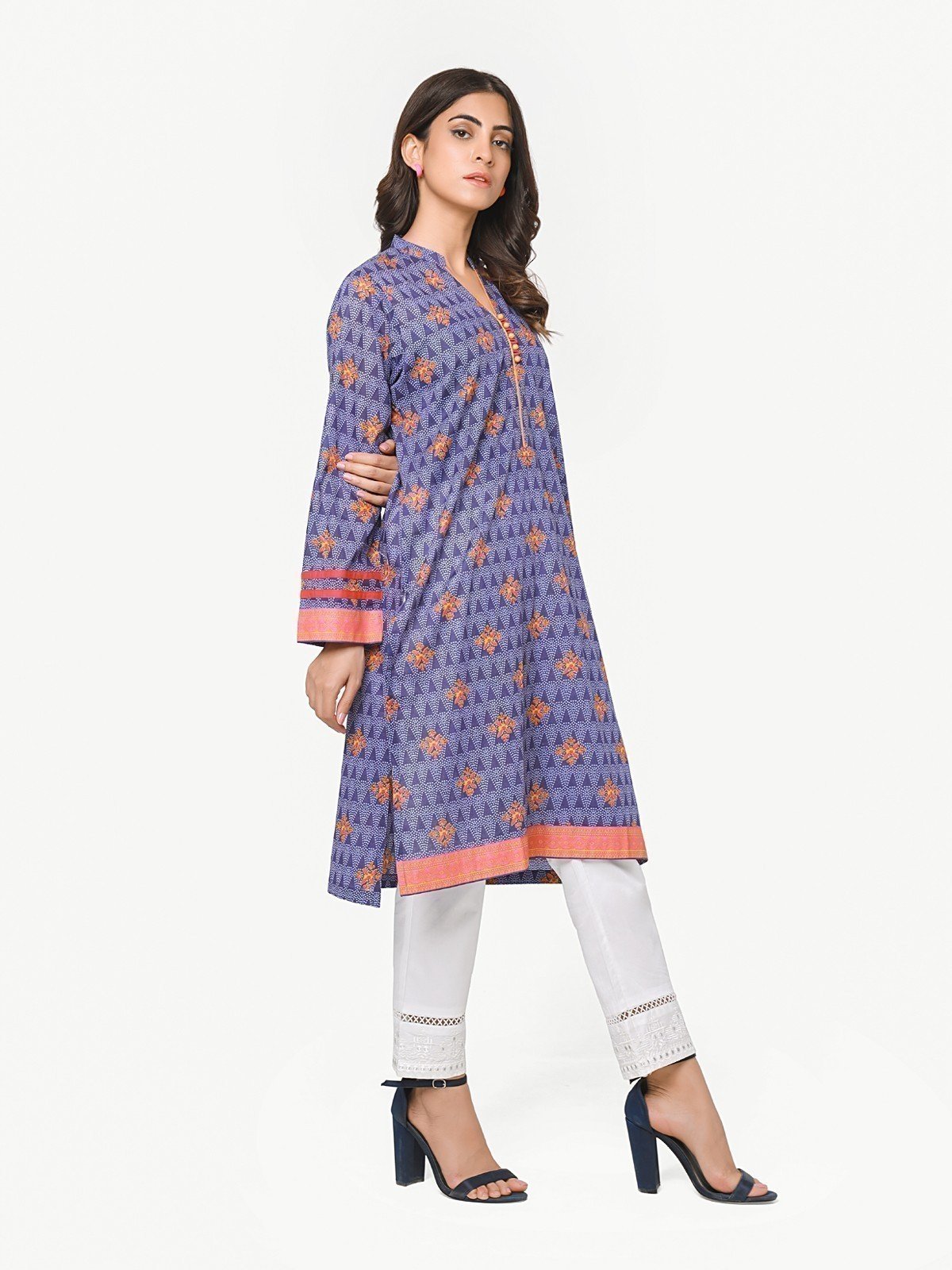 Edenrobe - Pret 1Pc Printed Lawn Shirt - EWTKA22-68116