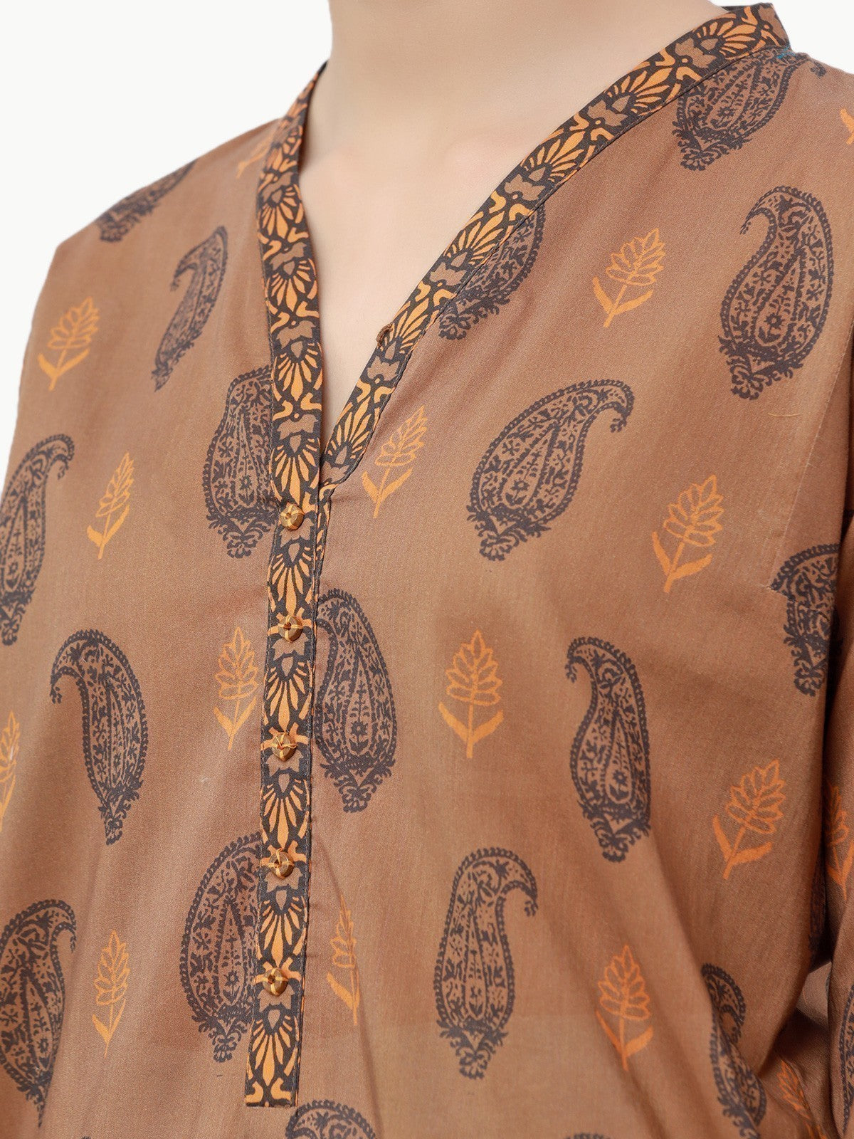 Edenrobe - Pret 1Pc Printed Cambric Shirt - EWTKA23-68483S