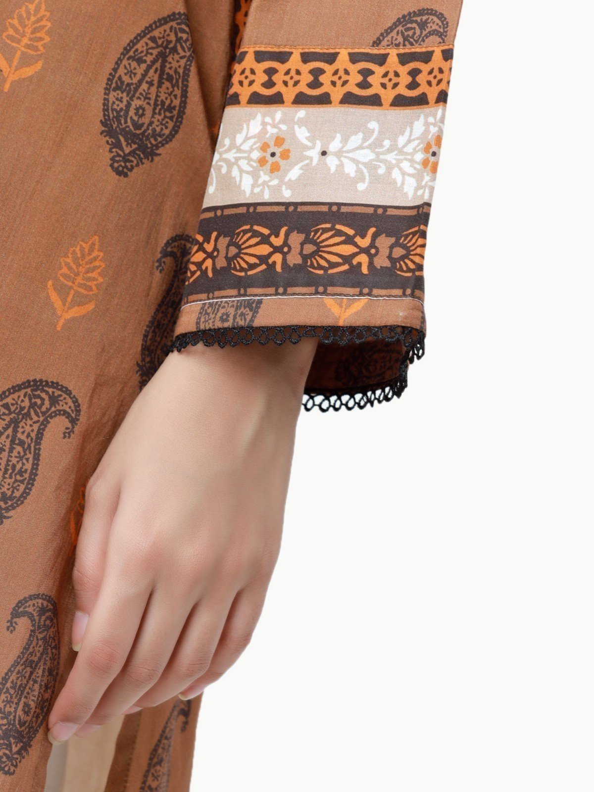 Edenrobe - Pret 1Pc Printed Cambric Shirt - EWTKA23-68483S