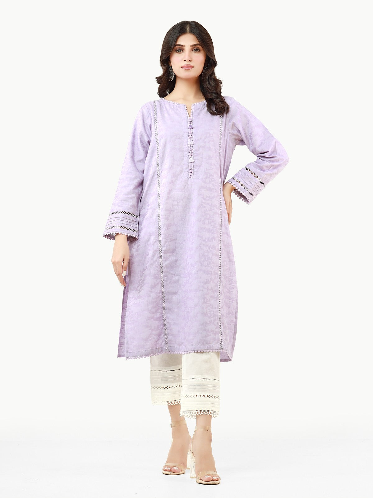 Edenrobe - Pret 1Pc Printed Jacquard Shirt - EWTK22-68098