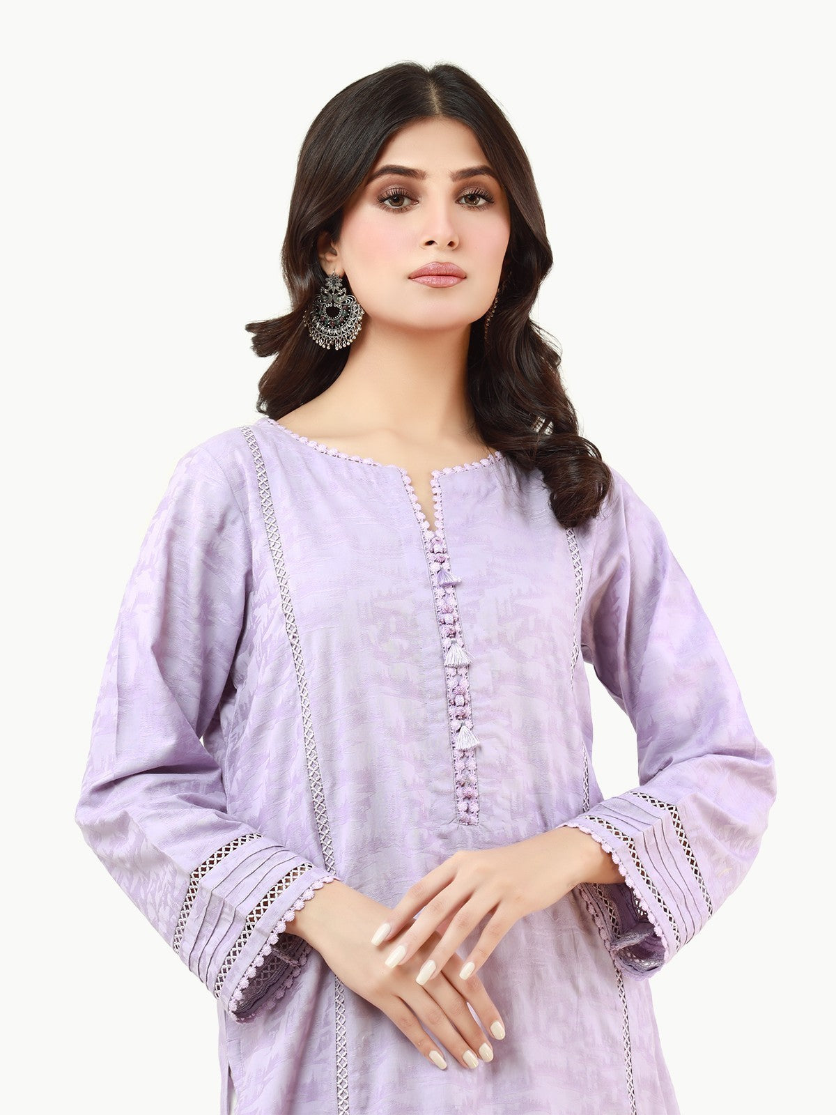Edenrobe - Pret 1Pc Printed Jacquard Shirt - EWTK22-68098