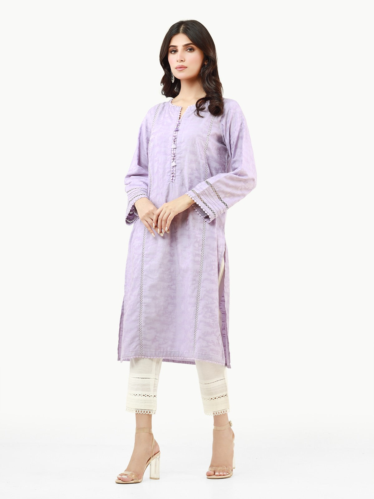 Edenrobe - Pret 1Pc Printed Jacquard Shirt - EWTK22-68098