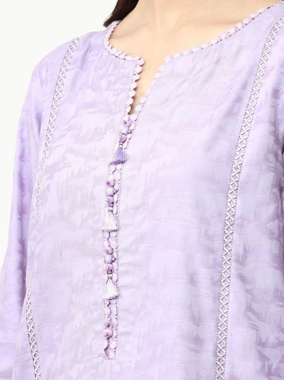 Edenrobe - Pret 1Pc Printed Jacquard Shirt - EWTK22-68098