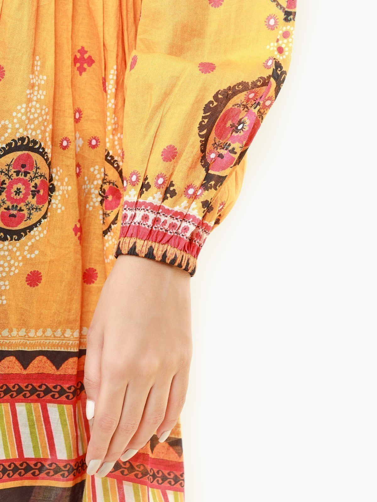 Edenrobe - Pret 1Pc Printed Cotton Jacquard Shirt - EWTK22-68153