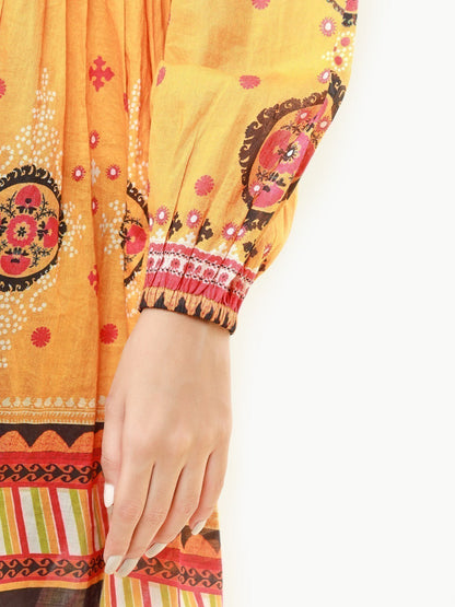 Edenrobe - Pret 1Pc Printed Cotton Jacquard Shirt - EWTK22-68153