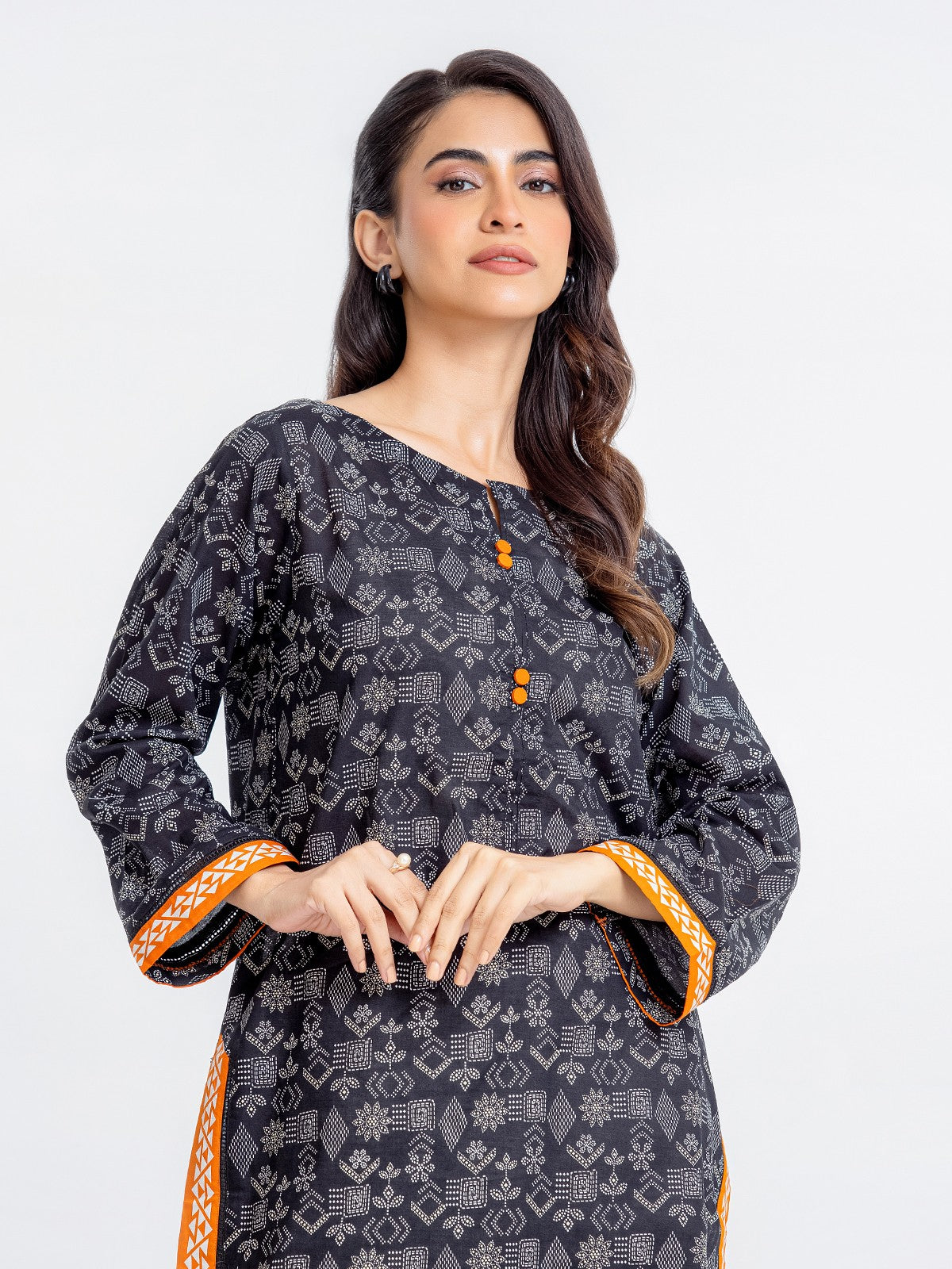 Edenrobe - Pret 1Pc Printed Lawn Shirt - EWTKA23-68869S