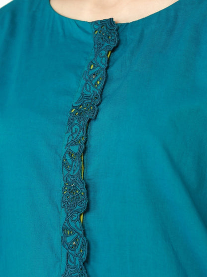 Edenrobe - Pret 1Pc Embroidered Cambric Shirt - EWTKE22-68130