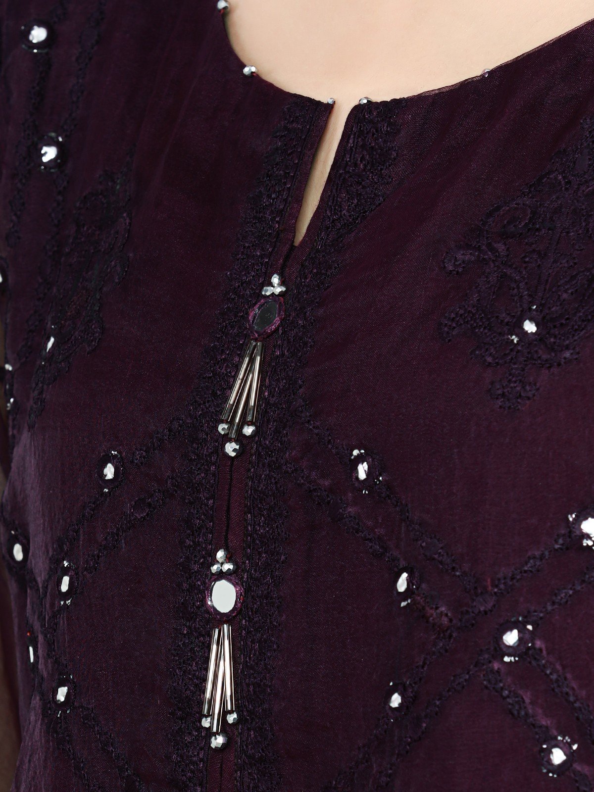 Edenrobe - Pret 3Pc Embroidered Organza Suit - EWTKE22-68220