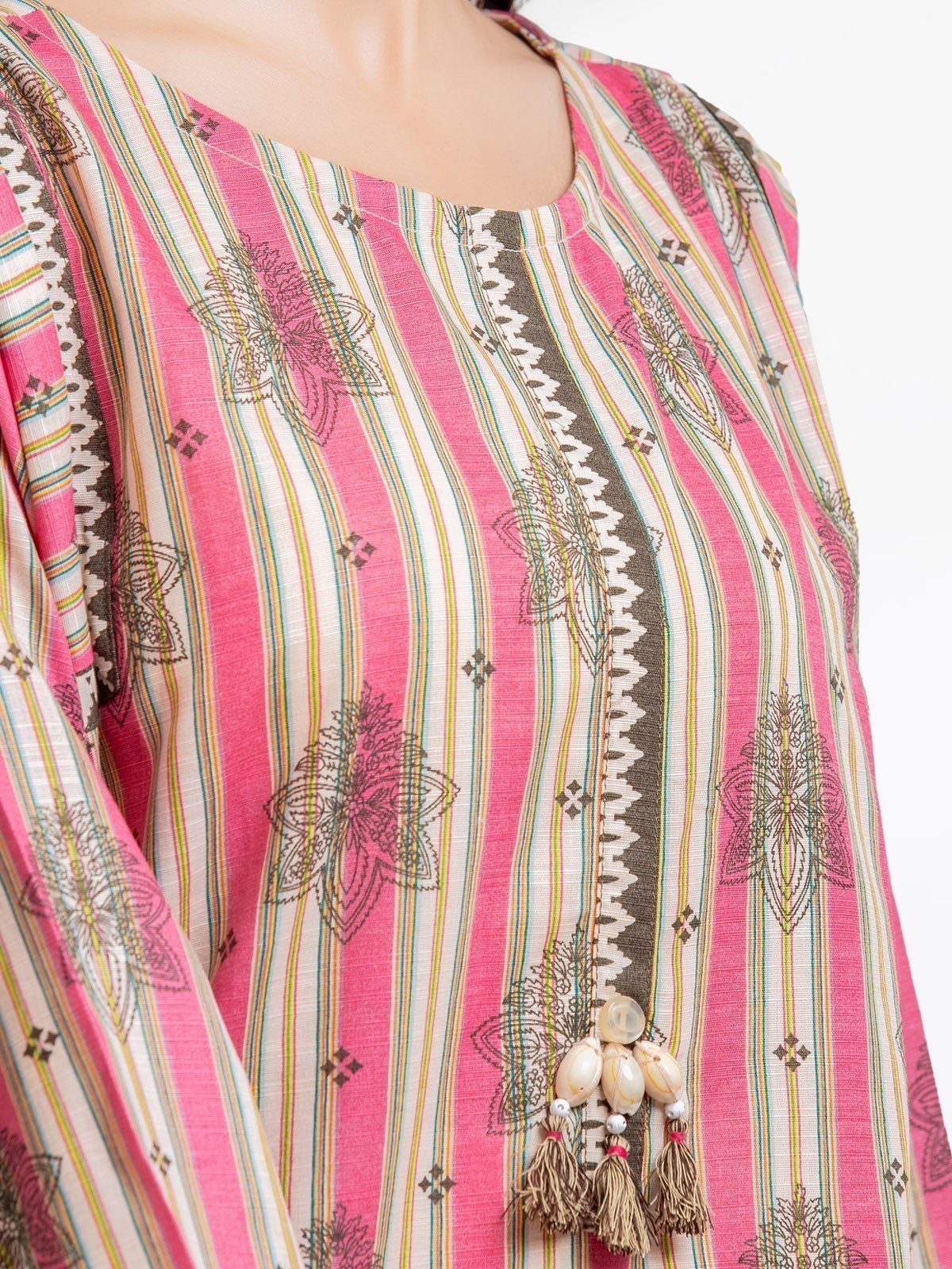 Edenrobe - Pret 1Pc Embroidered Khaddar Shirt - EWTKE22-68572