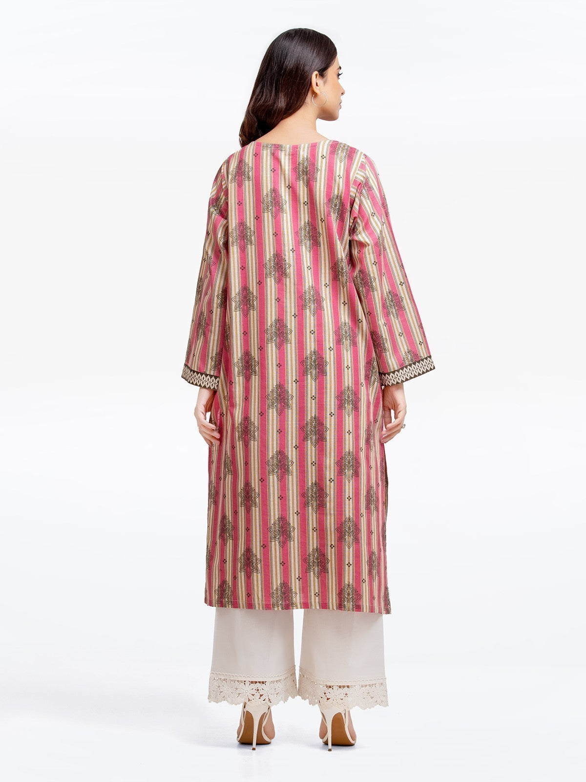Edenrobe - Pret 1Pc Embroidered Khaddar Shirt - EWTKE22-68572