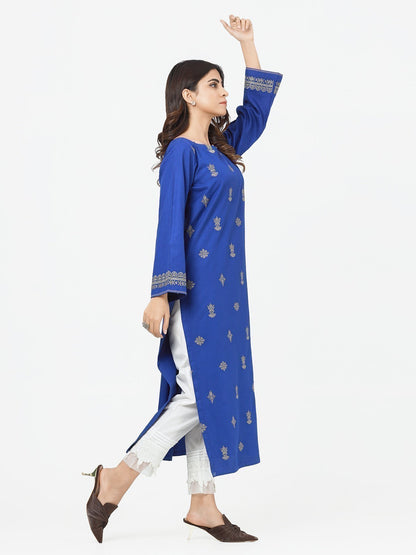 Edenrobe - Pret 1Pc Embroidered Khaddar Shirt - EWTKE22-68667
