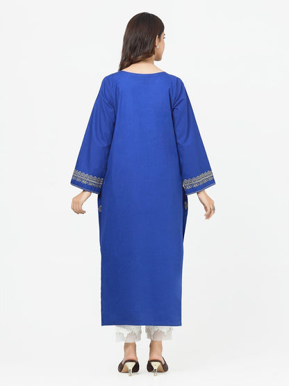 Edenrobe - Pret 1Pc Embroidered Khaddar Shirt - EWTKE22-68667