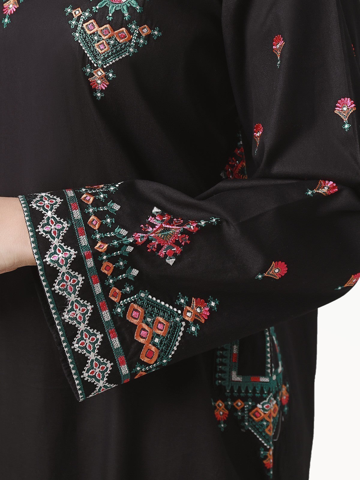 Edenrobe - Pret 1Pc Embroidered Khaddar Shirt - EWTKE22-68690