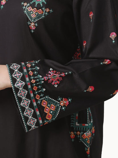 Edenrobe - Pret 1Pc Embroidered Khaddar Shirt - EWTKE22-68690