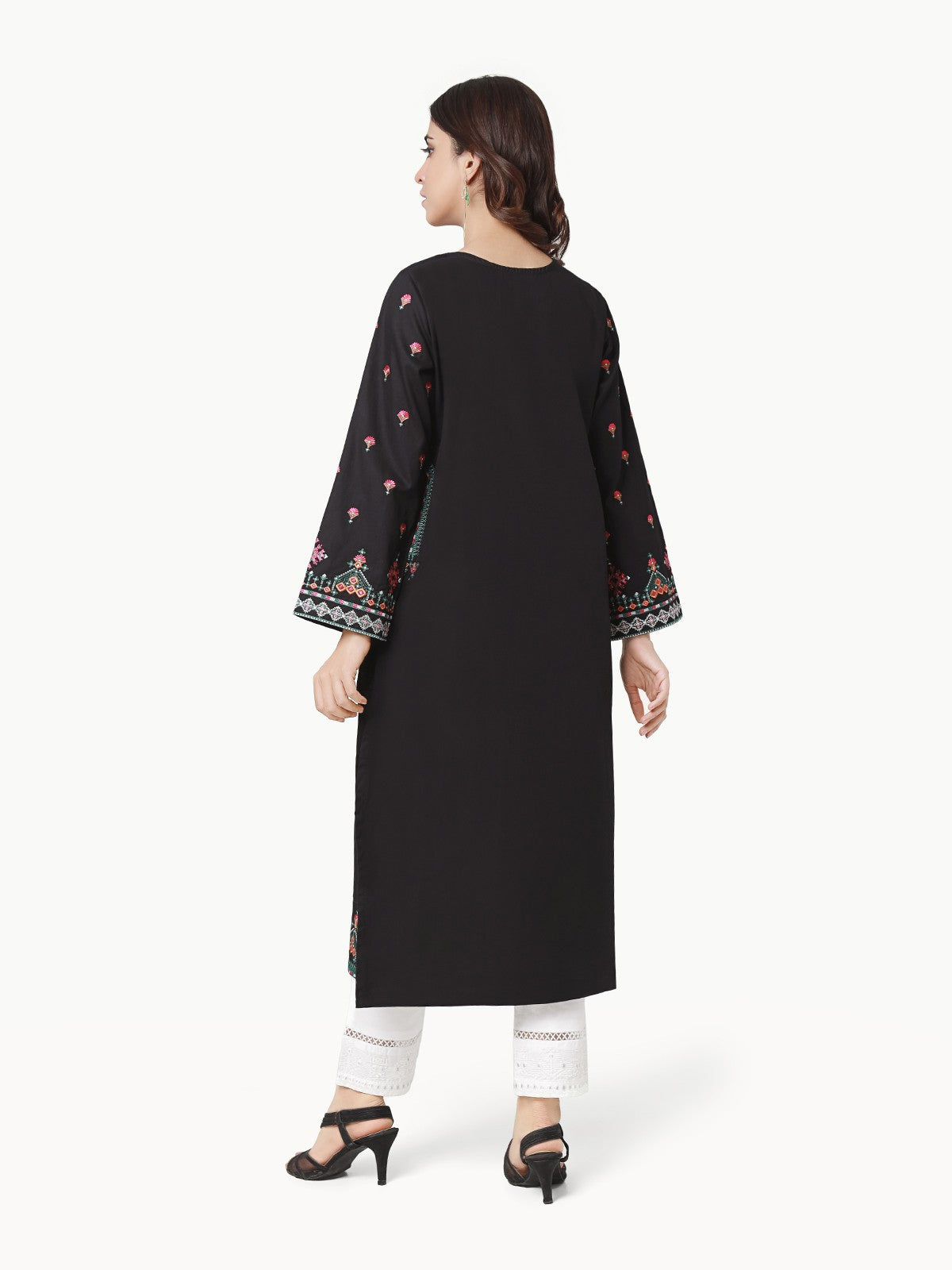 Edenrobe - Pret 1Pc Embroidered Khaddar Shirt - EWTKE22-68690
