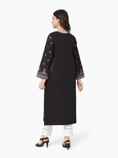 Edenrobe - Pret 1Pc Embroidered Khaddar Shirt - EWTKE22-68690