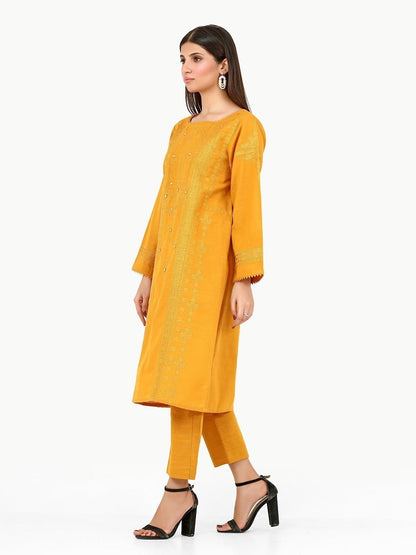 Edenrobe - Pret 2Pc Embroidered Cotton Twill Shirt Trouser - EWTKE22-68715